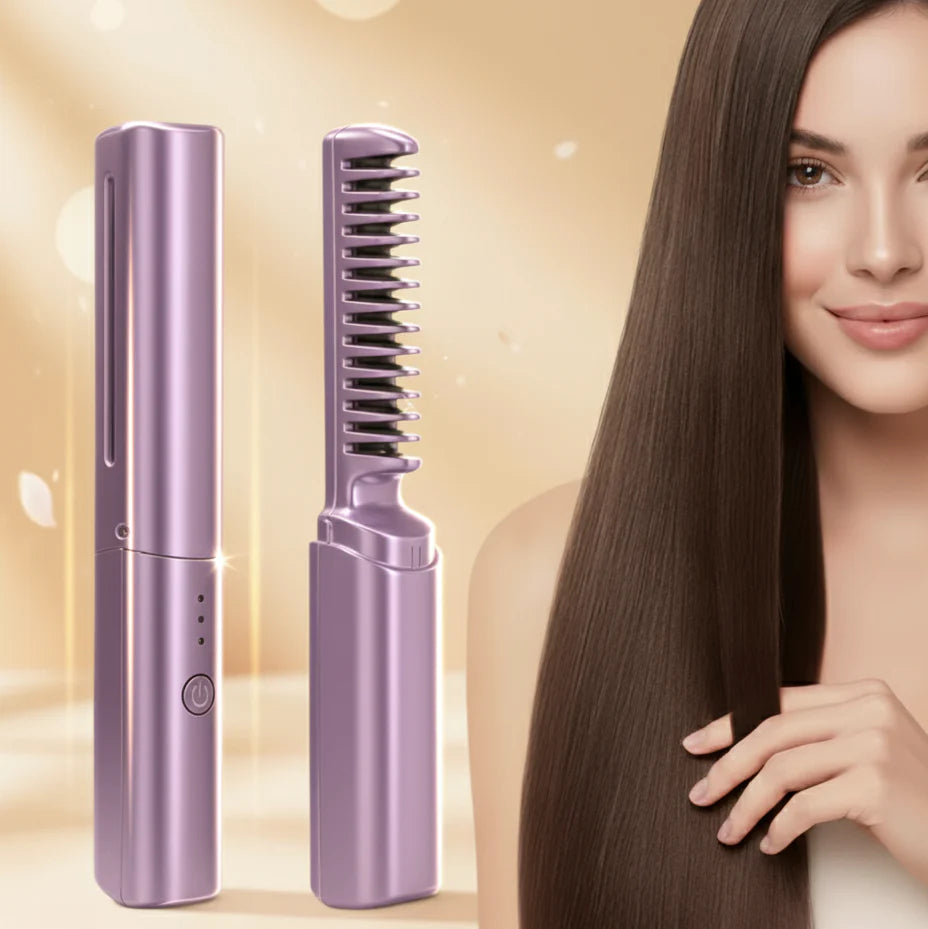 Portable Mini Hair Straightener Comb™